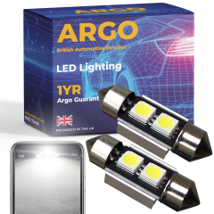 239 272 31mm Festoon Led White Number Plate Bulbs