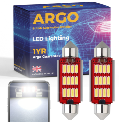 39mm 272 239 Led C5W Car Number Plate Interior White Bulbs