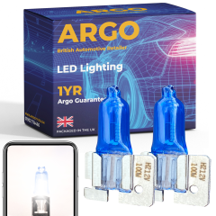 H2 100w Xenon White Headlight Bulbs